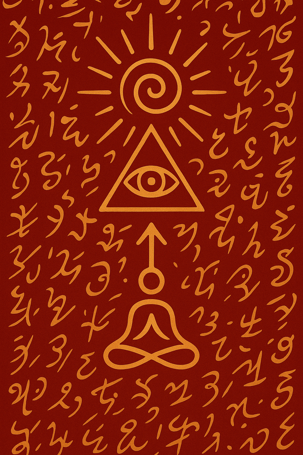 figure sitting in meditation with light codes for Transcendence MasterMind figure sitting in meditation with light codes for Transcendence MasterMind